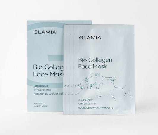 Хидратирай кожата си в дълбочина и върни нейния блясък с колагеновите маски GLAMIA